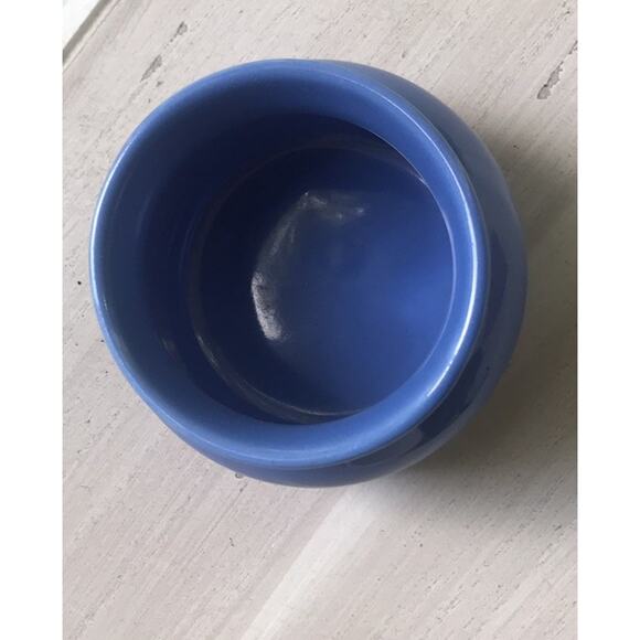 Vintage Oxford-Ware USA Bean Bowl Serving Bowl Blue 3x3" Excellent Condition! - Picture 2 of 5